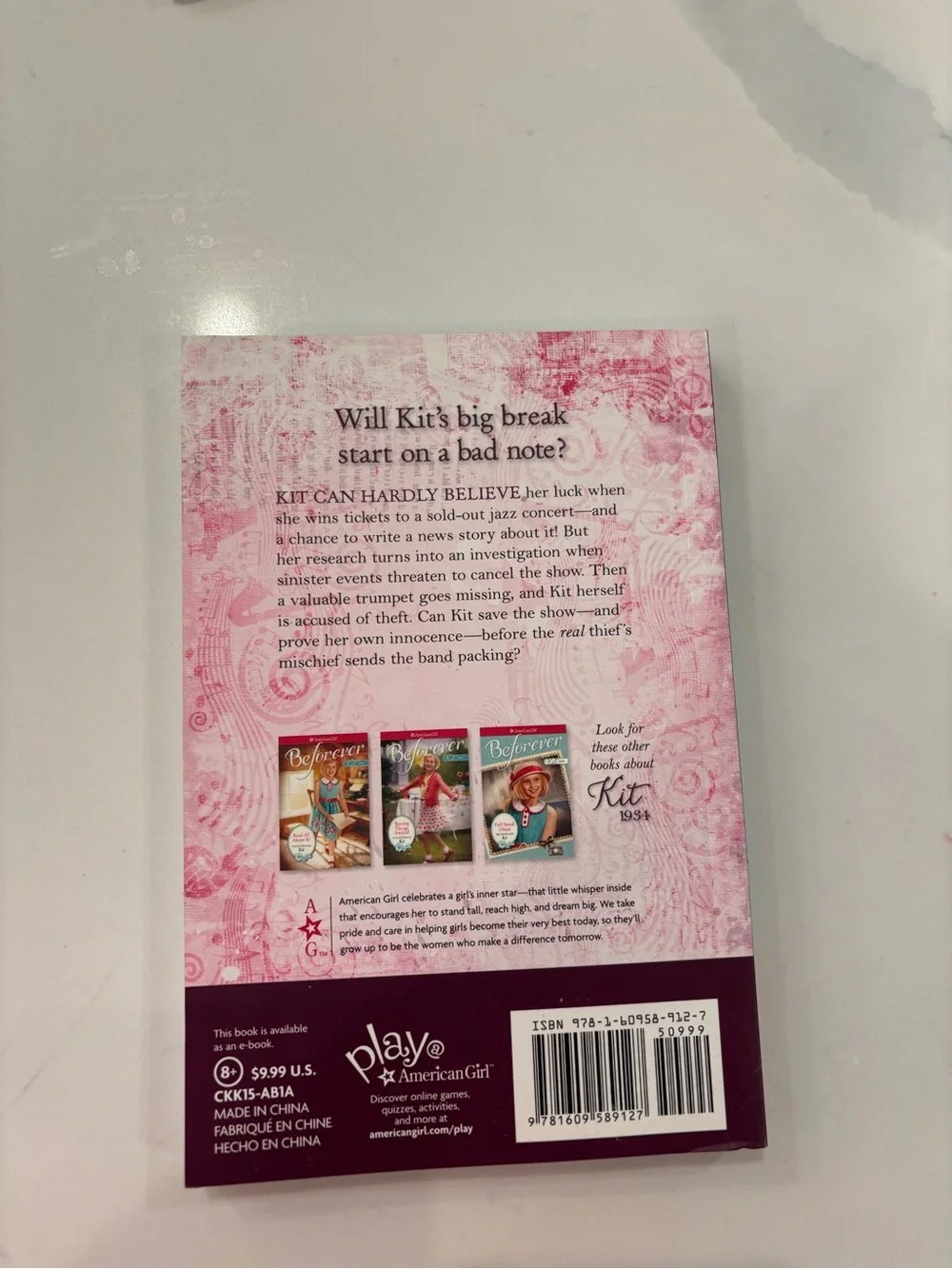 American Girl Kit Book Set - Red, Blue, Green Covers